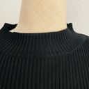 Mixit Vtg Mix It Silk Turtleneck Women's Large Black Long Sleeve Pullover Ribbed Photo 9