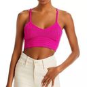 AQUA  Hot Pink Crochet Strappy Tank Barbie NWT  women’s size medium Photo 0