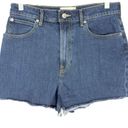 Everlane  Size 28 Jean Shorts The Way High Denim Short High Rise Blue 1294 Photo 11