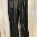 Abercrombie & Fitch High Rise Vegan Leather Split Pants Photo 0