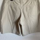 Vince  Khaki Pleated Front Bermuda Shorts Photo 2