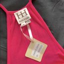 Haute Hippie  Pink Cowl Neck Racerback Tank, Large, New with Tag! Photo 3