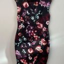 The Bar  Ill Womens Floral Print Envelope Sheath Dress  Size Large Photo 1