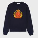 Sporty&Rich NY Crest Knitted Crewneck Photo 2