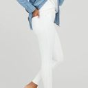 Spanx White High Waisted Shaping Stretch Denim Ankle Skinny Jeans NEW Photo 2