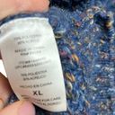 Adrienne Vittadini  v neck confetti sweater Xl Photo 5