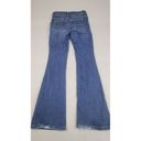 White House | Black Market  Jeans 26 Blue Flare Noir Stretch Dark Wash Photo 1