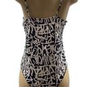 One Piece Glam rocks  graffiti print bodysuit with padded cups Size XL New Photo 2