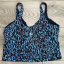 Lululemon  Align Crop Tank Top Leopard Camo Blue Nile Multi Size 6 Photo 1