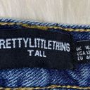 Pretty Little Thing Pretty little things Tall mid wash split hem jeans sz 12 Tall Photo 3