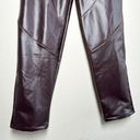 Jordan  X Maison Chateau Rouge NEW $100 Womens Crop Faux Leather Pants Size 4 Photo 9