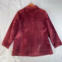 Cherokee  Women’s 22W Plus Size Red Suede Leather Jacket Coat Zip Front ^ EUC Photo 11