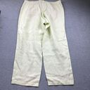 J.Jill  Pants Womens Size XL Light Green Linen Flowy Lagenlook Boho Preppy Beach Photo 13