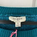 Umgee  NWT Puff Sleeve Boat Neck Sweater Photo 2