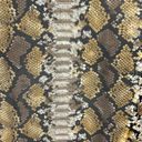 Timing #332  Snakeskin printed long sleeve sheer top size small Photo 10