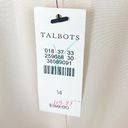 Talbots NEW  A-line Pleated Sequin Embellished 100% Silk Skirt Women's Size 14 Photo 6