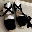 Steve Madden  Black Rosette Espadrilles - 8M Photo 0