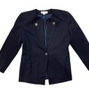 Christian Dior  Navy Blue One Button Blazer.  Size: 12.  100%  Pure Wool. Photo 7