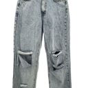 Pretty Little Thing : Denim Acid Wash Baggy Ripped High Rise Boyfriend Jeans Size 4 Photo 1