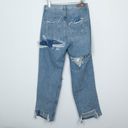 American Eagle  Boyfriend 90s Boyfriend Distressed Denim Jeans Size 6R Photo 3