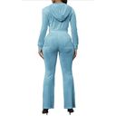 Velvet Tees NWT PINSV 2 Piece Outfits Velour Tracksuit Women Zip Up Hoodie Velvet Jogging Photo 5