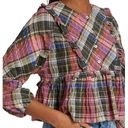 Veronica Beard  Katalina Plaid Bib Top Photo 8