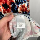 Dress Barn Orange & Blue Floral Printed Half Sleeve Knit Sweater Plus Size 3X Photo 3