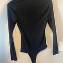 Abercrombie & Fitch Black Ribbed Bodysuit Photo 1