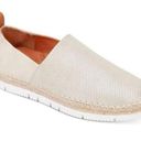 Gentle Souls  by Kenneth Cole Gold Metallic Leather Espadrilles Flats Size 6.5 Photo 0