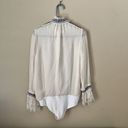 One Piece jonathan simkhai  embroidered boho bodysuit blouse size 2 Photo 6