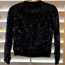 Marciano 🧥 Black Sequin Bomber Jacket Sz Girl XL but could fit Women XXS/XS EUC Photo 1