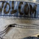 Volcom 5/$20  Blue Light Wash High Waisted Distressed Denim Shorts Size 26 Photo 8