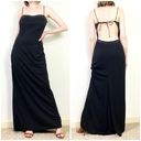 Jessica Howard Vintage y2k  Evenings Black Beaded Backless Formal Dress Gown Photo 1