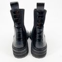 Loeffler Randall  Black Bridget Croc Embossed Patent Leather Chelsea Boot sz 6.5 Photo 6