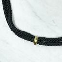 Twisted Gold Tone Black  Rope Butterfly Buckle Belt Size Small S Photo 8