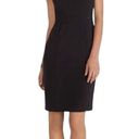 White House | Black Market WHBM Iconic Mesh Inset Sheath Dress in Black Size 4 Photo 0