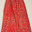 French Grey  womens red floral dress Photo 0