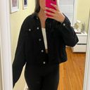 Velvet Heart Black Jean Jacket Photo 0