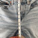 American Eagle  Womens Stretch Distressed Jeans Cutoff Denim Light Wash Blue 2 Photo 8