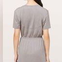 Lululemon NWT  Unwind Your Mine Dress Dark Chrome White Size 2 Photo 2