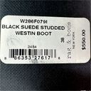 Rag and Bone  Black Suede Studded Westin Boot Photo 12