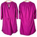 Patagonia  Women's 12 Purple Sun Shelter 3/4 Sleeve Nylon Drawstring Pocket Dress Photo 2