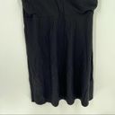 Eileen Fisher  Black Cross Front Sleeveless Dress Photo 2