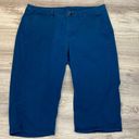 Lane Bryant Blue Women’s Chino Capri Pants Size 14 Photo 0