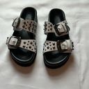 The Kooples  Leather Sandal with Studs White / Black Women Size 36 / 5 Photo 3