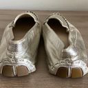 Cole Haan Gold Embossed Leather Women’s Loafers Photo 6