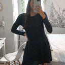 Alya Navy Blue Sweater Dress Photo 2