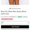 White Fox Boutique Black Mini Dress Photo 7