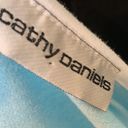 Cathy Daniels  Baby Blue Zipper Cardigan Photo 8