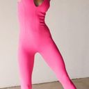 Free People FP Movement Never Better Strappy Back Jumpsuit Hot Pink Small Photo 1